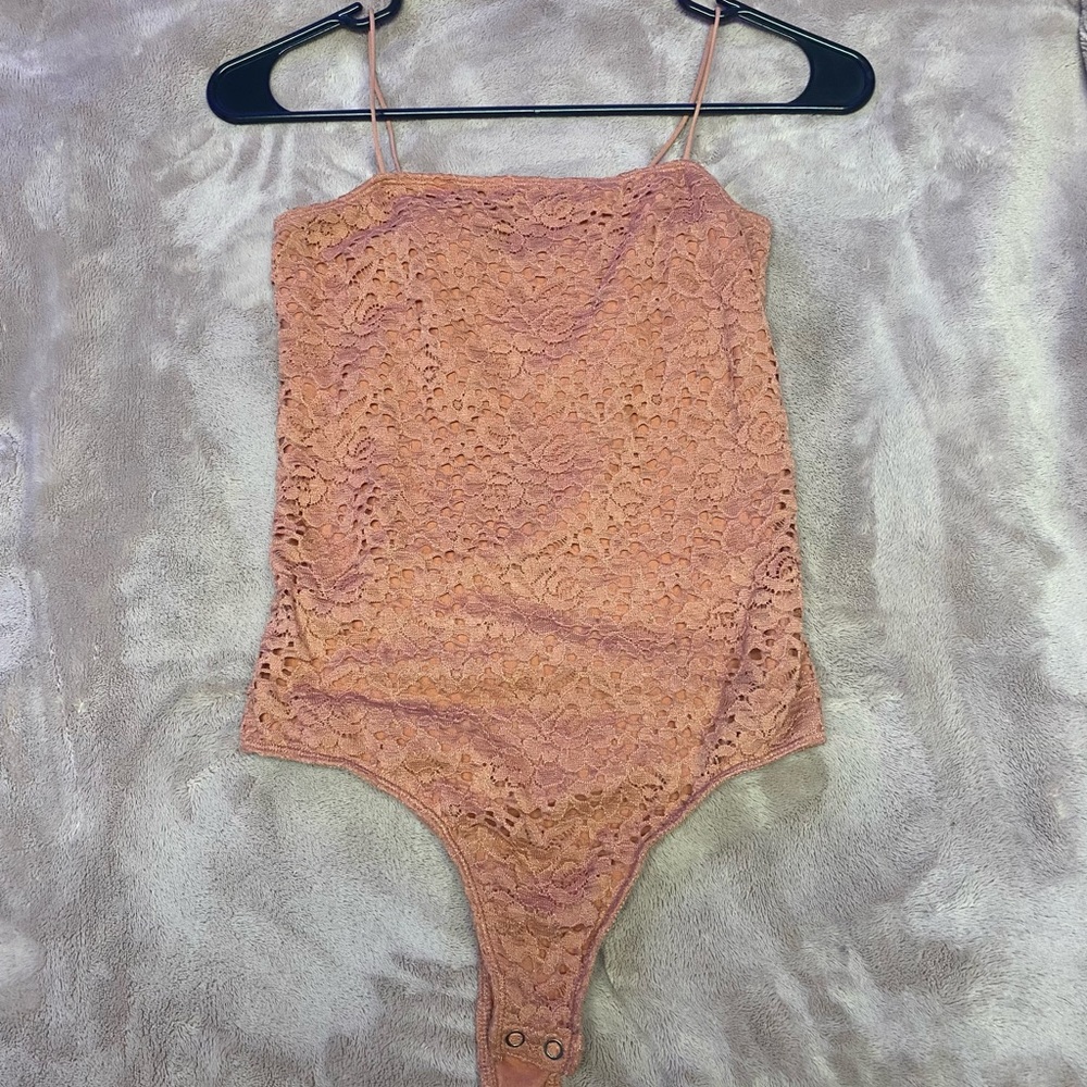 Hollister Size Small Rose patterned Bodysuit